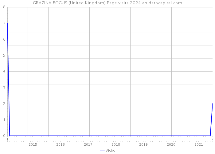 GRAZINA BOGUS (United Kingdom) Page visits 2024 