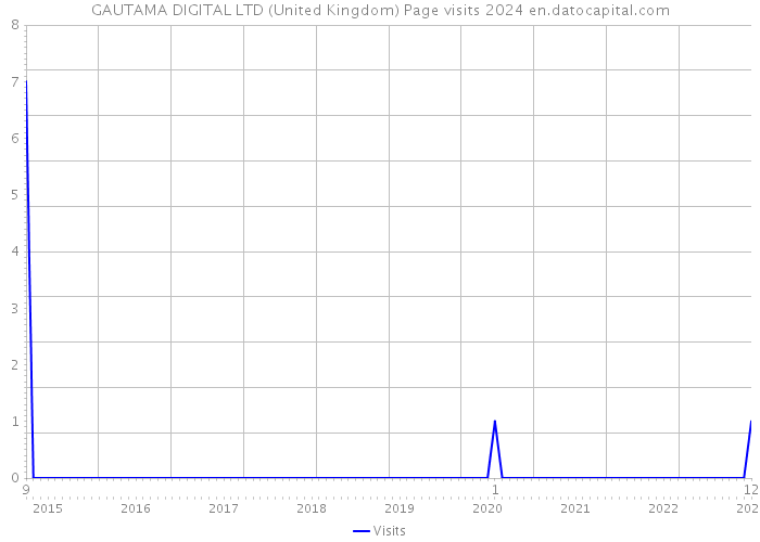 GAUTAMA DIGITAL LTD (United Kingdom) Page visits 2024 