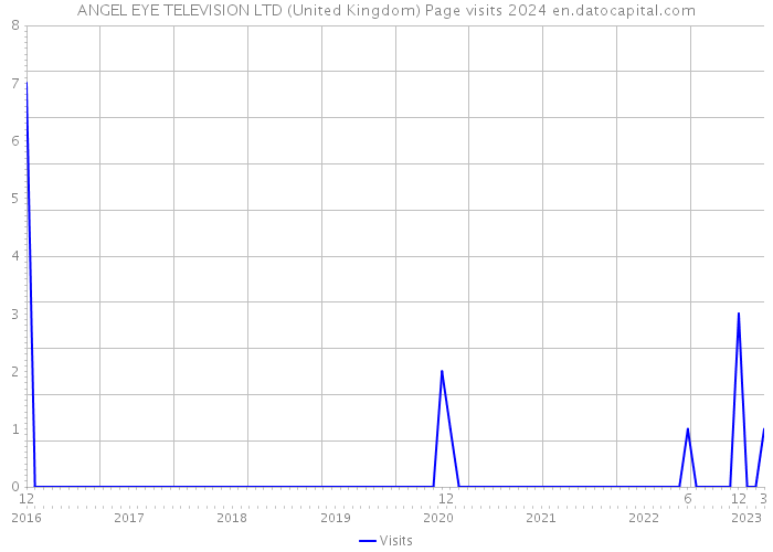 ANGEL EYE TELEVISION LTD (United Kingdom) Page visits 2024 