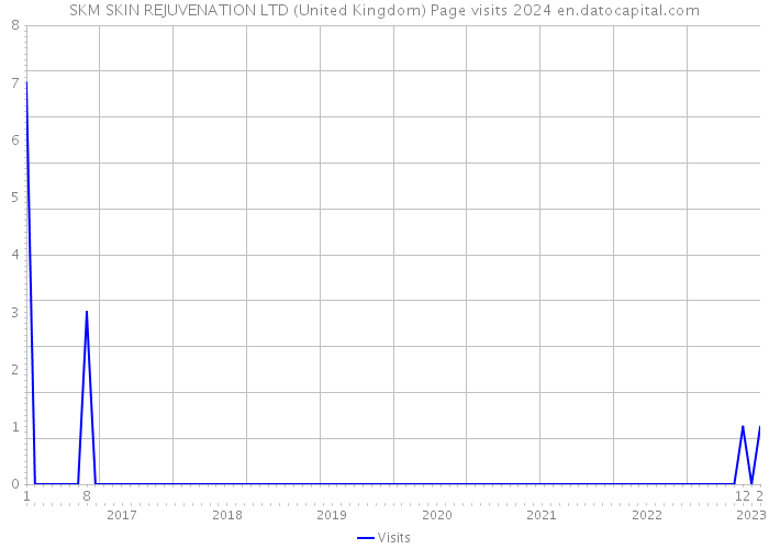 SKM SKIN REJUVENATION LTD (United Kingdom) Page visits 2024 