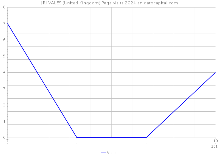 JIRI VALES (United Kingdom) Page visits 2024 
