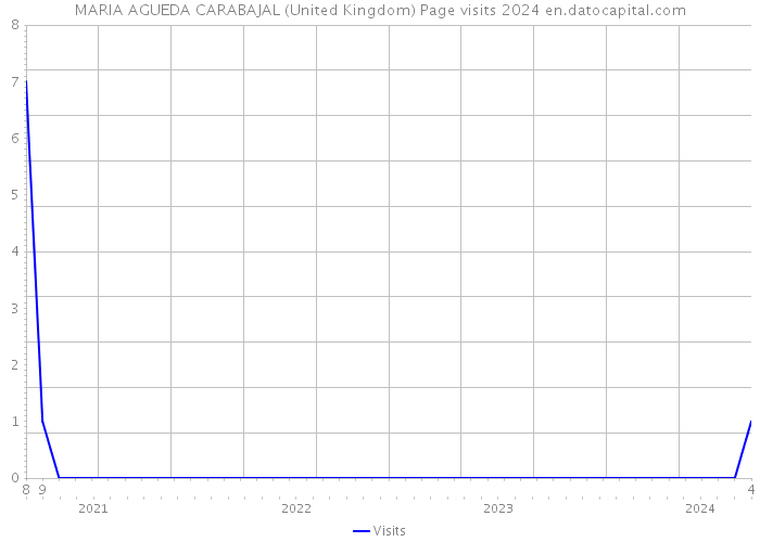 MARIA AGUEDA CARABAJAL (United Kingdom) Page visits 2024 