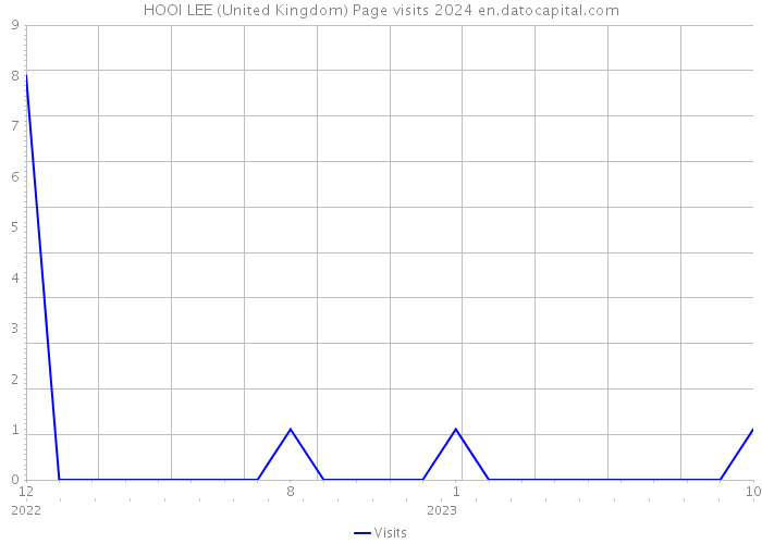 HOOI LEE (United Kingdom) Page visits 2024 