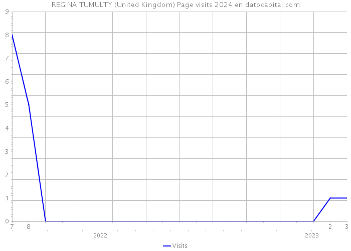 REGINA TUMULTY (United Kingdom) Page visits 2024 