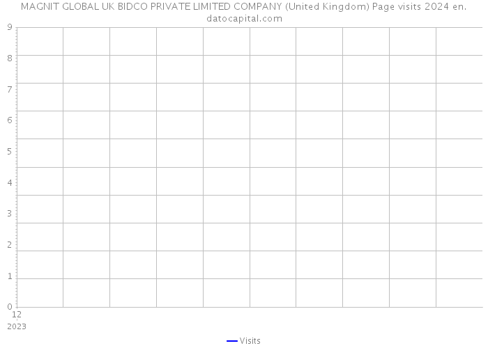 MAGNIT GLOBAL UK BIDCO PRIVATE LIMITED COMPANY (United Kingdom) Page visits 2024 