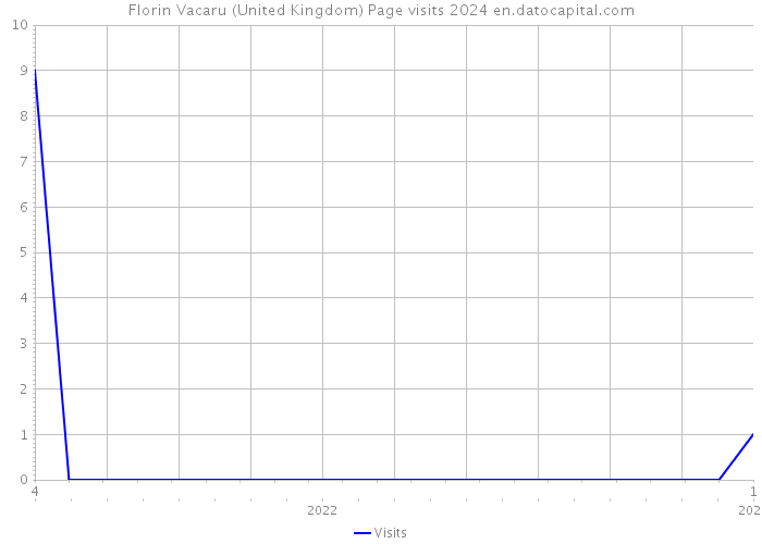 Florin Vacaru (United Kingdom) Page visits 2024 