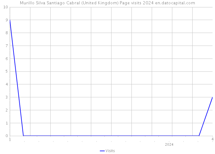 Murillo Silva Santiago Cabral (United Kingdom) Page visits 2024 