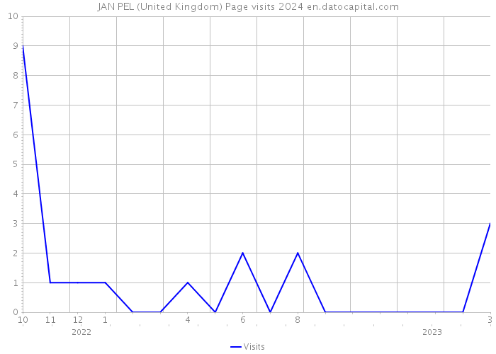 JAN PEL (United Kingdom) Page visits 2024 