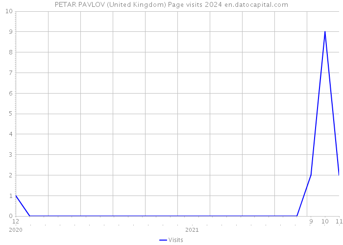 PETAR PAVLOV (United Kingdom) Page visits 2024 
