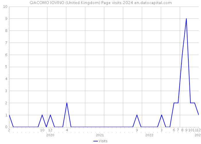 GIACOMO IOVINO (United Kingdom) Page visits 2024 