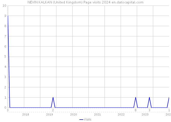 NEVIN KALKAN (United Kingdom) Page visits 2024 