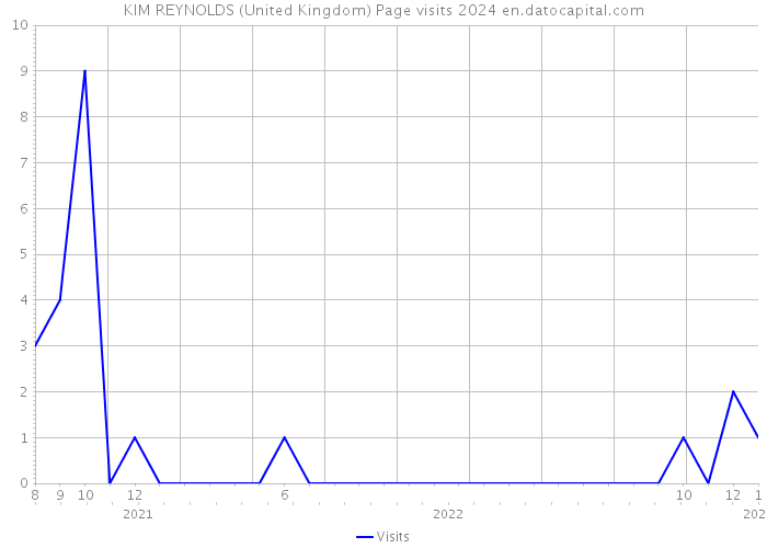 KIM REYNOLDS (United Kingdom) Page visits 2024 