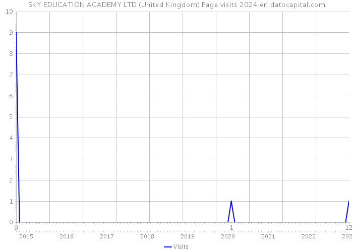 SKY EDUCATION ACADEMY LTD (United Kingdom) Page visits 2024 