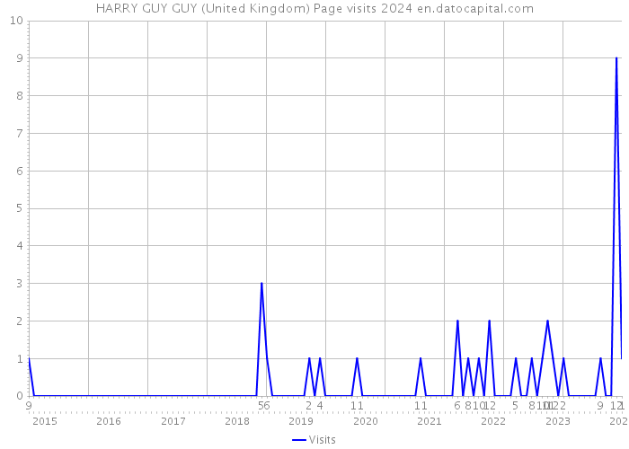 HARRY GUY GUY (United Kingdom) Page visits 2024 