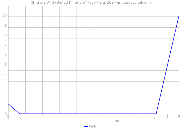 Christoz Wild (United Kingdom) Page visits 2024 