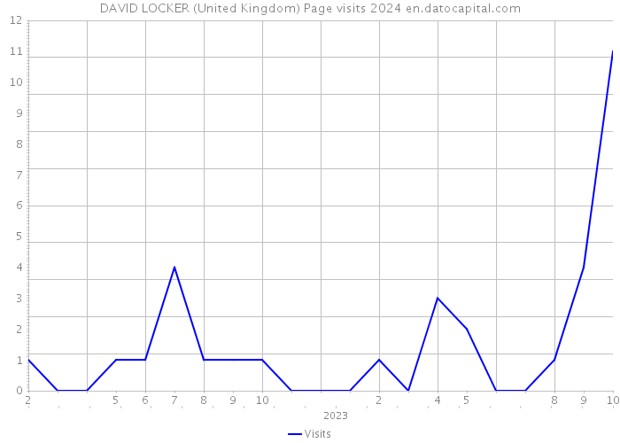 DAVID LOCKER (United Kingdom) Page visits 2024 
