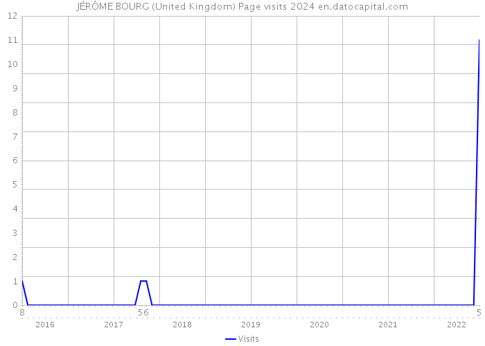 JÉRÔME BOURG (United Kingdom) Page visits 2024 