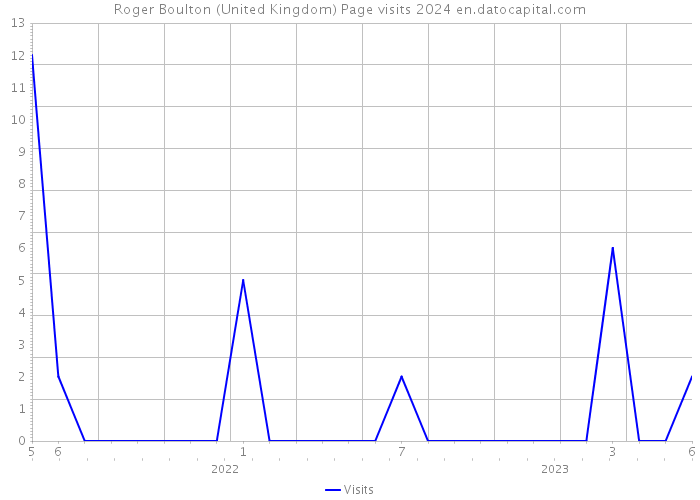 Roger Boulton (United Kingdom) Page visits 2024 