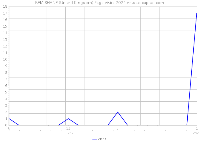 REM SHANE (United Kingdom) Page visits 2024 