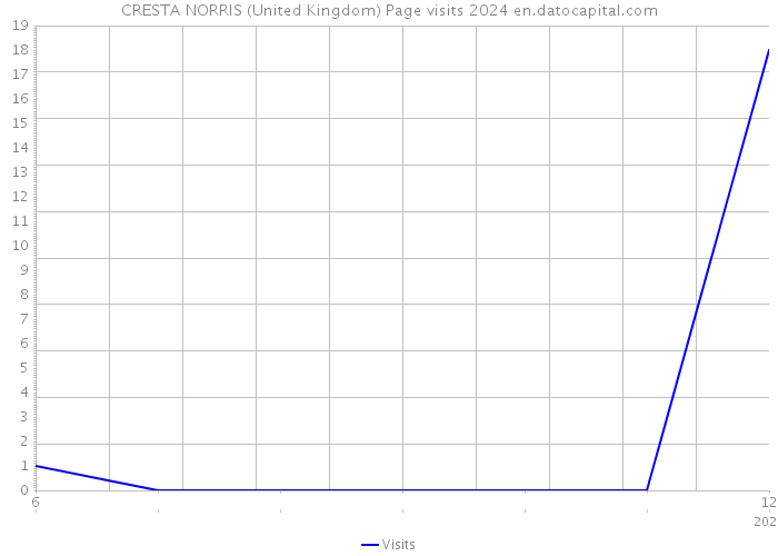 CRESTA NORRIS (United Kingdom) Page visits 2024 
