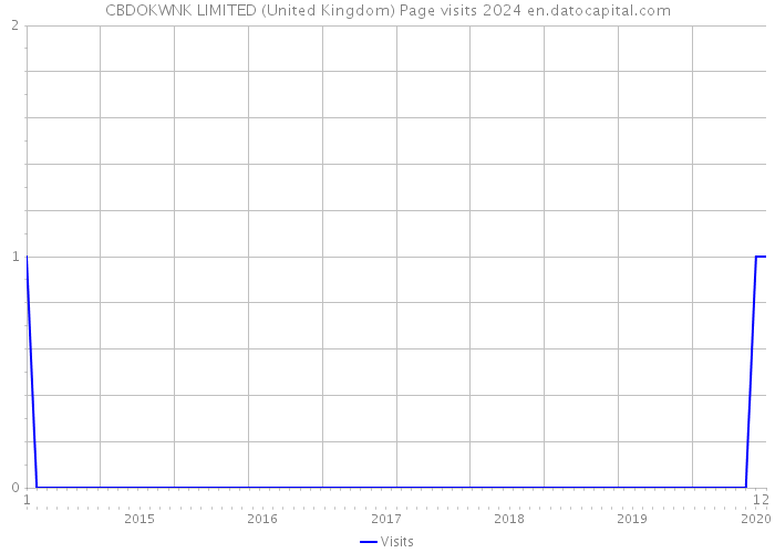CBDOKWNK LIMITED (United Kingdom) Page visits 2024 