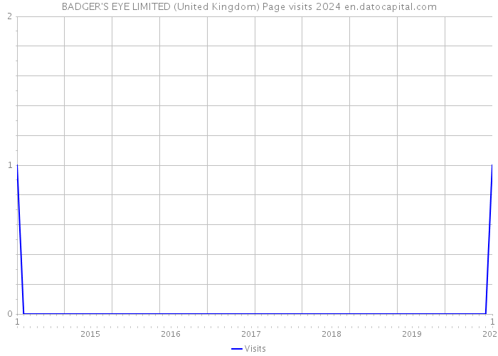 BADGER'S EYE LIMITED (United Kingdom) Page visits 2024 