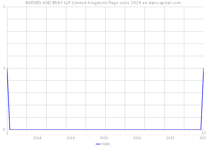 BARNES AND BRAY LLP (United Kingdom) Page visits 2024 