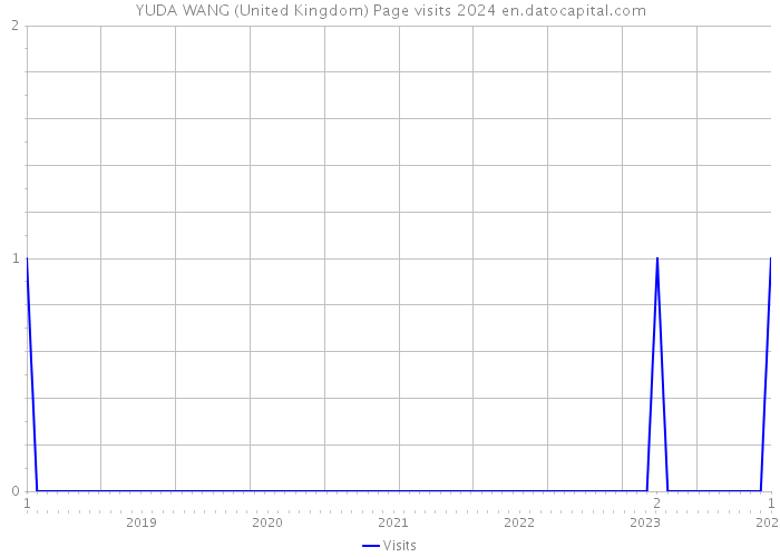YUDA WANG (United Kingdom) Page visits 2024 