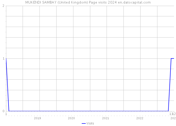 MUKENDI SAMBAY (United Kingdom) Page visits 2024 