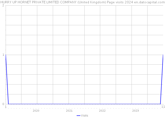 HURRY UP HORNET PRIVATE LIMITED COMPANY (United Kingdom) Page visits 2024 