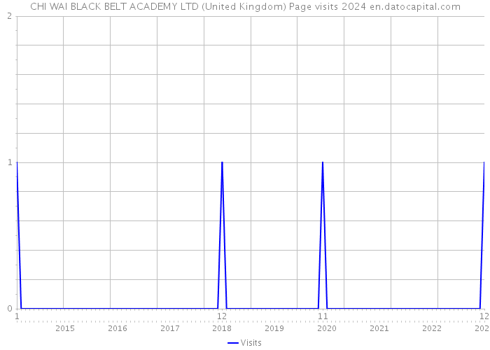 CHI WAI BLACK BELT ACADEMY LTD (United Kingdom) Page visits 2024 