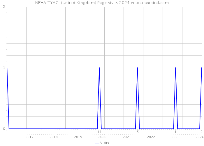 NEHA TYAGI (United Kingdom) Page visits 2024 