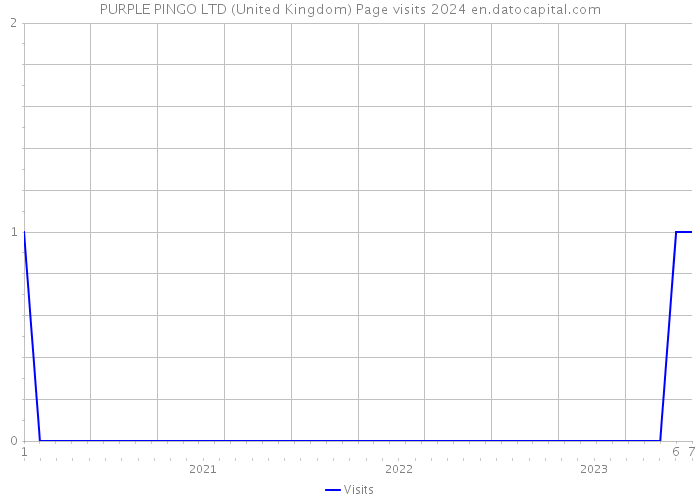 PURPLE PINGO LTD (United Kingdom) Page visits 2024 