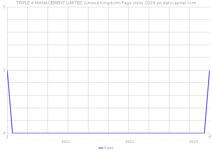 TRIPLE A MANAGEMENT LIMITED (United Kingdom) Page visits 2024 