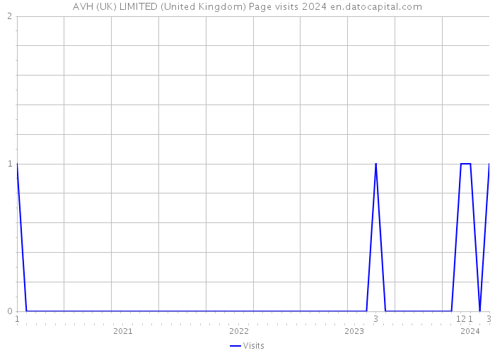 AVH (UK) LIMITED (United Kingdom) Page visits 2024 