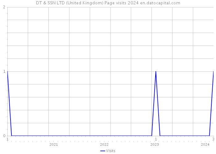 DT & SSN LTD (United Kingdom) Page visits 2024 