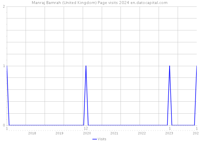 Manraj Bamrah (United Kingdom) Page visits 2024 