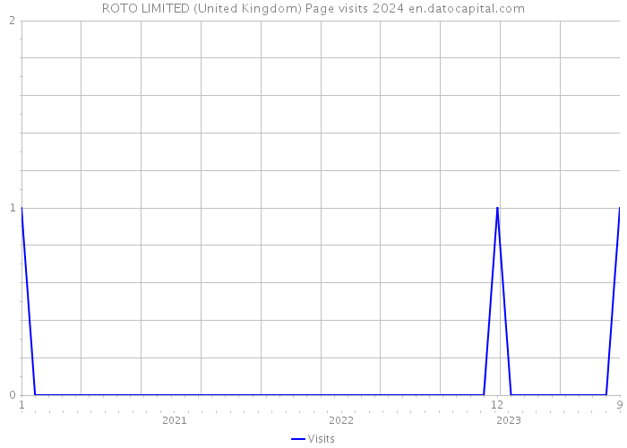 ROTO LIMITED (United Kingdom) Page visits 2024 