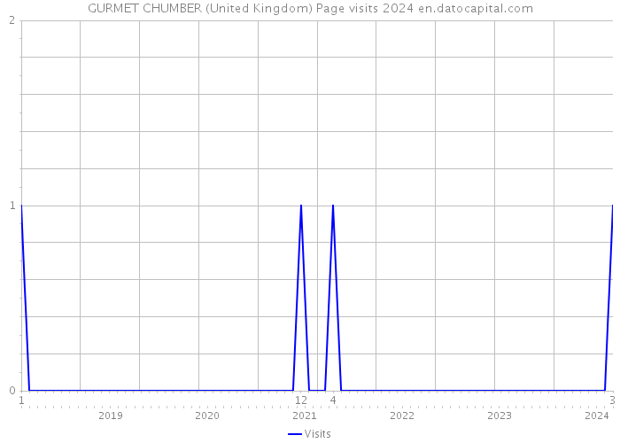 GURMET CHUMBER (United Kingdom) Page visits 2024 