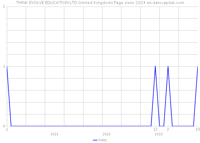 THINK EVOLVE EDUCATION LTD (United Kingdom) Page visits 2024 