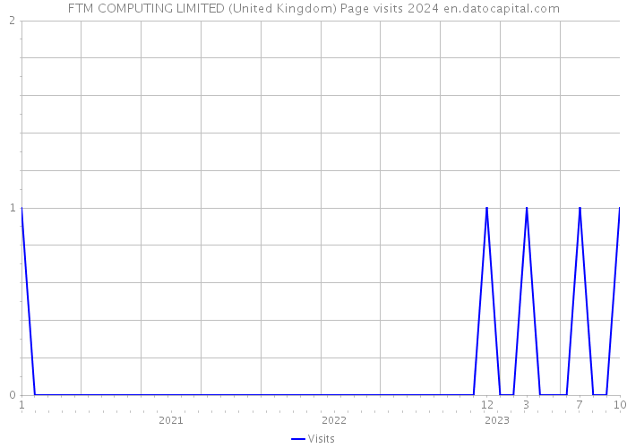 FTM COMPUTING LIMITED (United Kingdom) Page visits 2024 