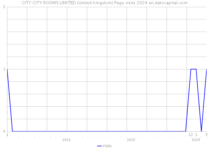 CITY CITY ROOMS LIMITED (United Kingdom) Page visits 2024 