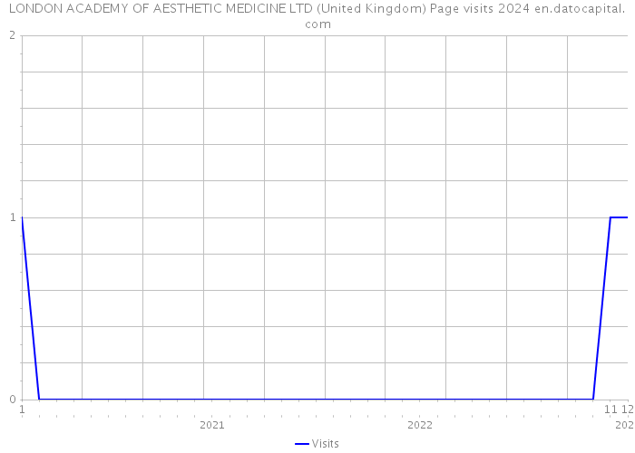 LONDON ACADEMY OF AESTHETIC MEDICINE LTD (United Kingdom) Page visits 2024 