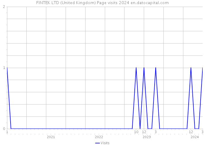 FINTEK LTD (United Kingdom) Page visits 2024 