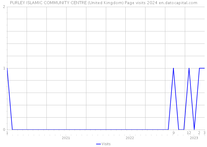 PURLEY ISLAMIC COMMUNITY CENTRE (United Kingdom) Page visits 2024 