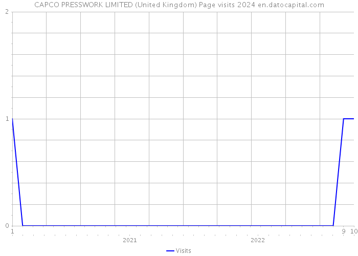 CAPCO PRESSWORK LIMITED (United Kingdom) Page visits 2024 