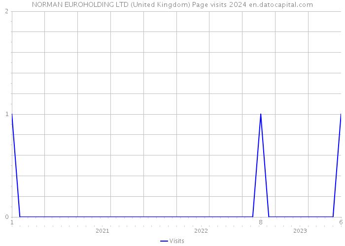 NORMAN EUROHOLDING LTD (United Kingdom) Page visits 2024 