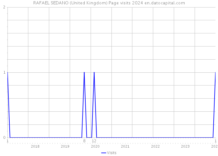 RAFAEL SEDANO (United Kingdom) Page visits 2024 