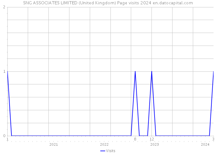 SNG ASSOCIATES LIMITED (United Kingdom) Page visits 2024 