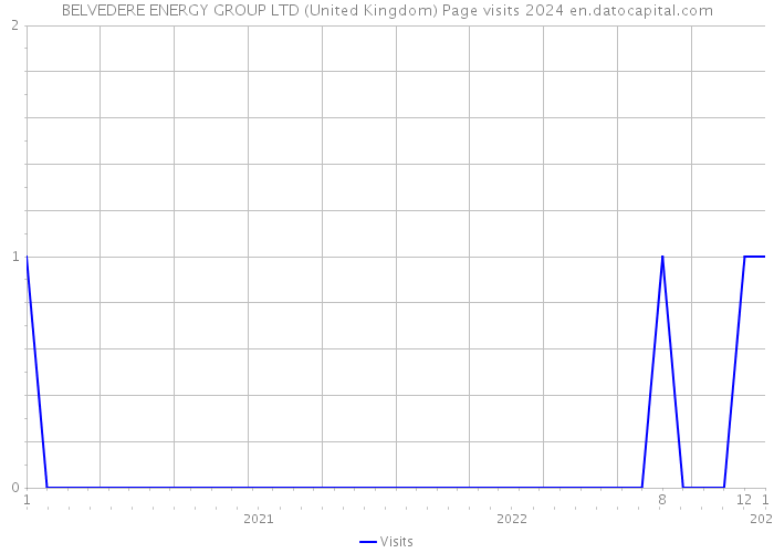 BELVEDERE ENERGY GROUP LTD (United Kingdom) Page visits 2024 